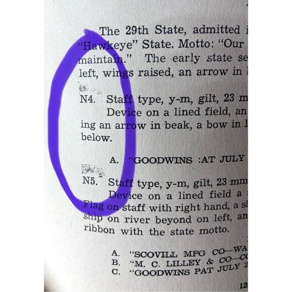 The AMERICAN HISTORICAL BUTTONS Book 1942 David F. JOHNSON - Vintage - READ - Picture 13 of 16